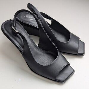 North Storm Black Slingback Heels | Size 7